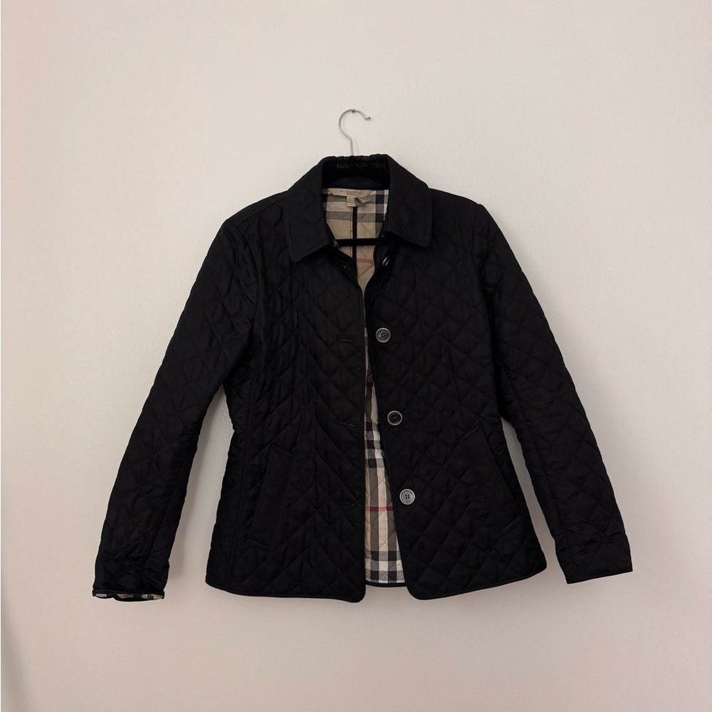 Burberry Black Quilted Utility Jacket